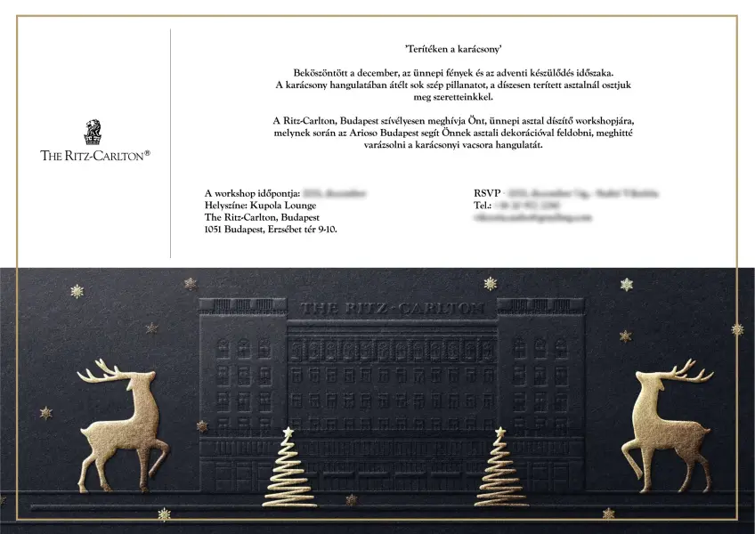 The Ritz Carlton - Christmas Invitation – image 3